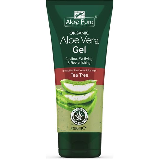 Optima Naturals Gel di Aloe Vera con Tea Tree - 200 ml