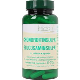bios Naturprodukte Chondroitinsulfat + Glucosaminsulfat - 100 Kapseln