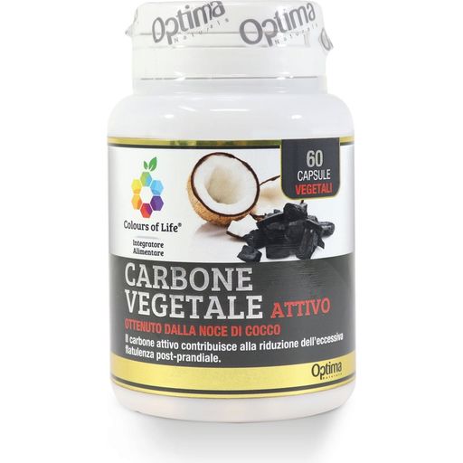 Optima Naturals Carbone Vegetale Attivo - 60 capsule