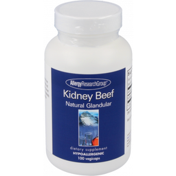 Allergy Research Group® Kidney Beef Natural Glandular - 100 Cápsulas vegetais