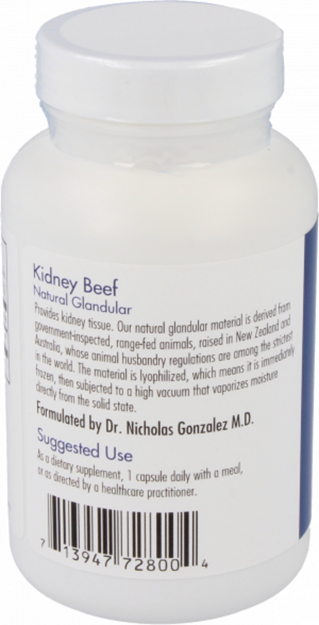 Allergy Research Group Kidney Beef Natural Glandular - 100 veg. kapslar