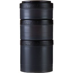 BlenderBottle ® ProStak ™ - pełny kolor - trzykrotny zestaw rozszerzający - Czarny