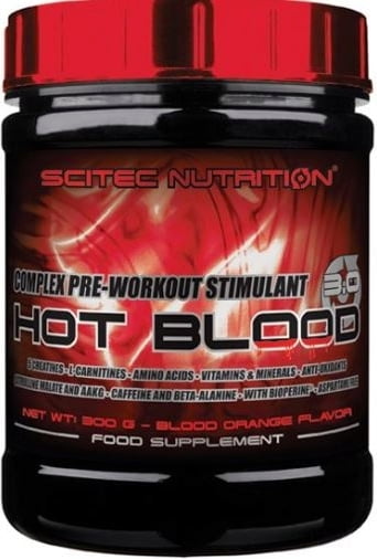Scitec Nutrition Hot Blood 3.0 - 300 g