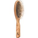 KOSTKAMM Oval, Olive Wood Hair Brush - Dark