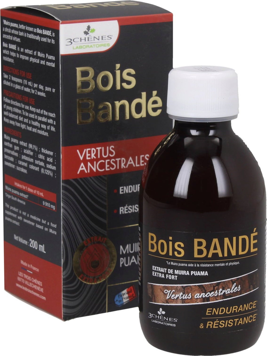 Bois Bande 200 Ml 3 Chenes Laboratoires VitalAbo Portugal Bois Bande 200 Ml 3 Chenes Laboratoires VitalAbo Portugal