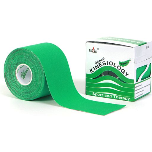 Nasara Tape Elastico 5 cm x 5 m - verde