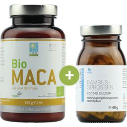 Frauenpaket mit Bambussprossen + Bio Maca Pulver