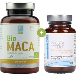 Set de Suplementos para Él - Prosta effekt + Maca Bio en Polvo