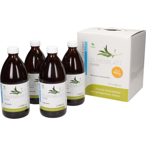 Life Light Olive Leaf Elixir - Action : 3+1 GRATUIT