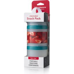 BlenderBottle Whiskware Stackable Snack Pack - Teal