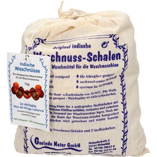 Govinda Waschnuss-Schalen - 1 kg