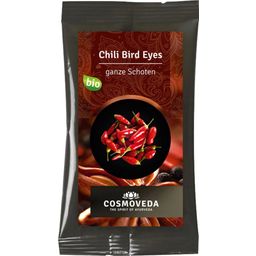 Cosmoveda Organic Bird's Eye Chillies, Whole - 7,50 g