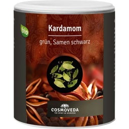 Cosmoveda Organic Cardamom green, black seeds - 350 g