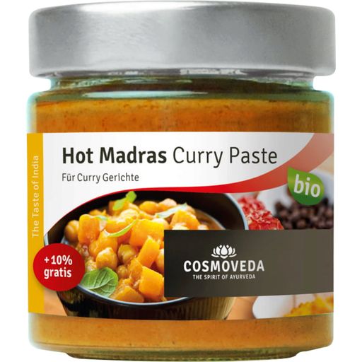 Cosmoveda Curry paszták – Bio - Hot Madras Curry Paste