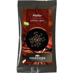 Cosmoveda Organic Black Pepper, whole - 10 g