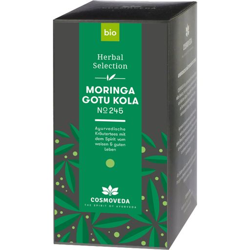 Cosmoveda Organic Moringa Gotu Kola Tea - 25 packages