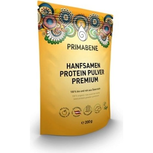 Premium luomu-raakahampunsiemenproteiinijauhe - 200 g