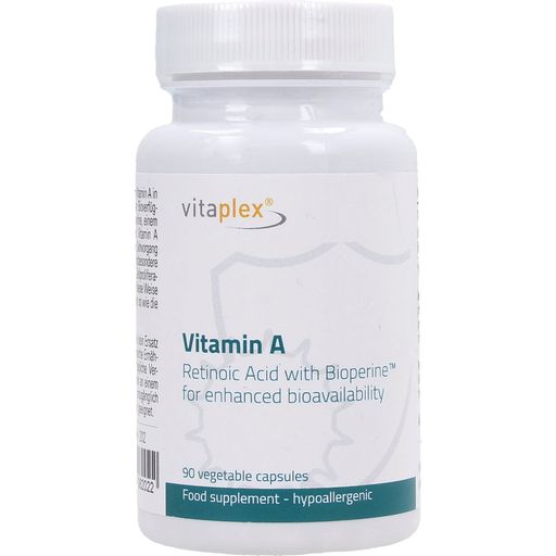 Vitaplex Vitamin A + Bioperine™ - 90 kapsúl