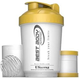 Best Body Nutrition Shaker USBottle per Proteine - bianco / oro