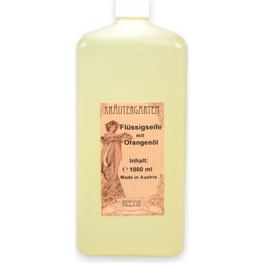 Течен сапун с портокалово масло Билкова градина - 1 л