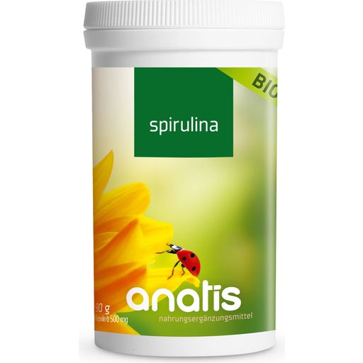 anatis Naturprodukte Spirulina Bio - 180 kaps.