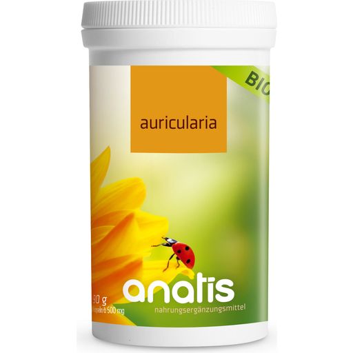 anatis Naturprodukte Auricularia grzyb BIO - 180 Kapsułek