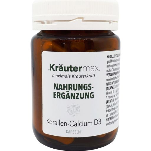 Kräutermax Korall Kalcium D3 - 60 Kapslar