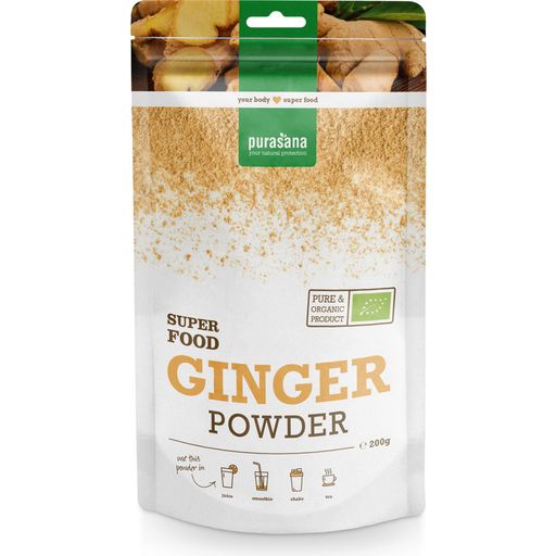Purasana Organic Ginger Powder - 200 g