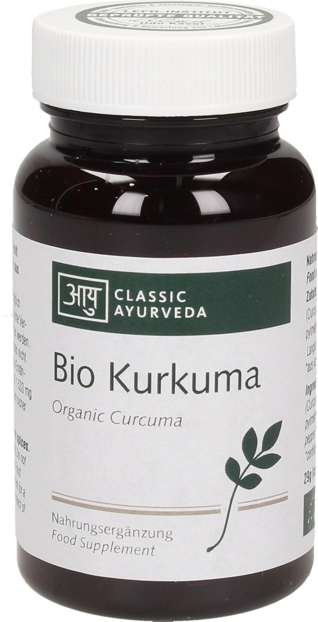 Classic Ayurveda Bio Kurkuma Capsules - 60 Capsules
