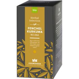 Cosmoveda Organic Fennel Turmeric Tea - 20 Bags