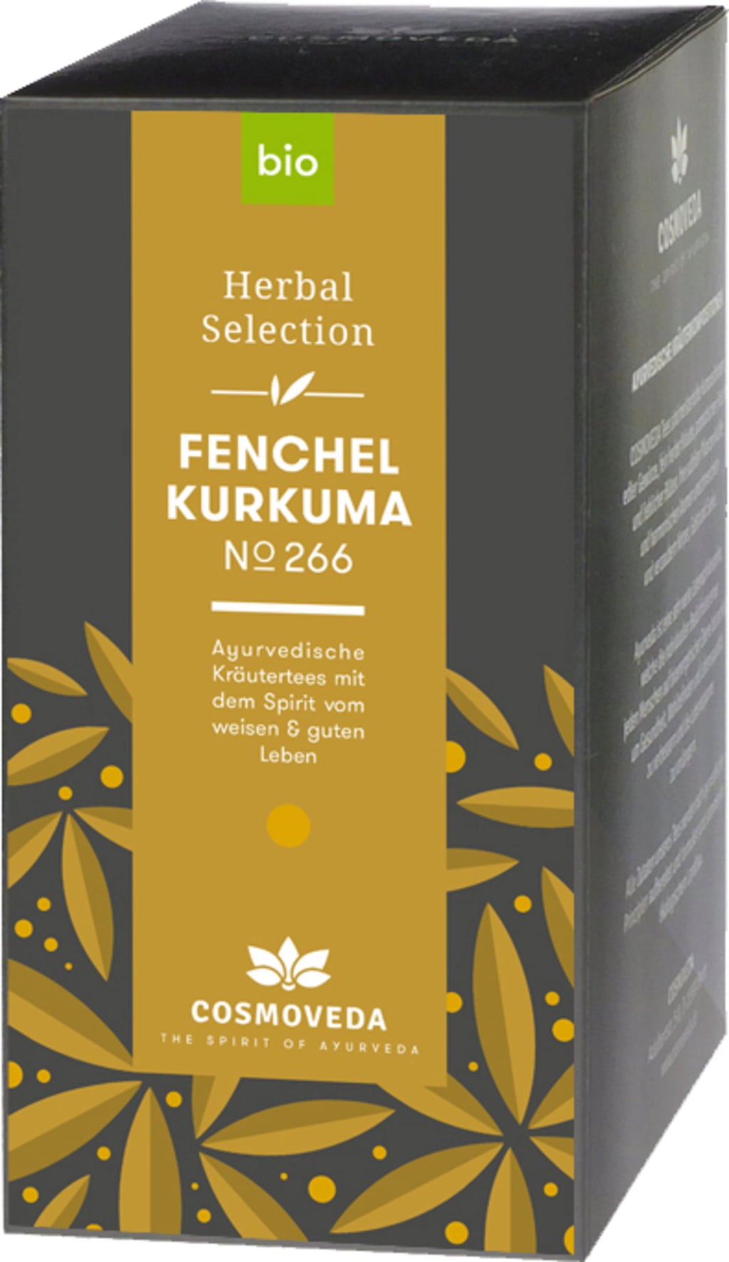 Cosmoveda Luomu Fenkoli-kurkumatee - 20 pussi