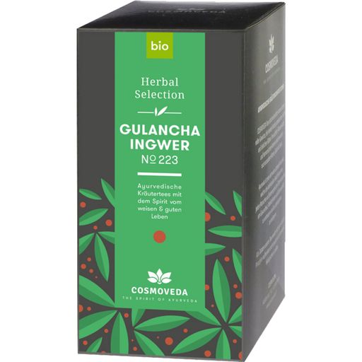 Cosmoveda Bio čaj gulancha-zázvor - 20 čajových vrecúšok