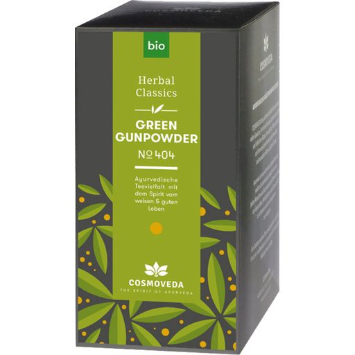 Cosmoveda Bio čaj Green Gunpowder - 20 čajových vrecúšok