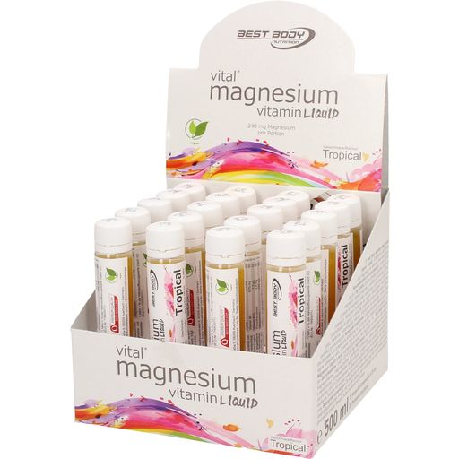 Best Body Nutrition Magnesium Vitamin Liquid - w ampułkach - 500 ml