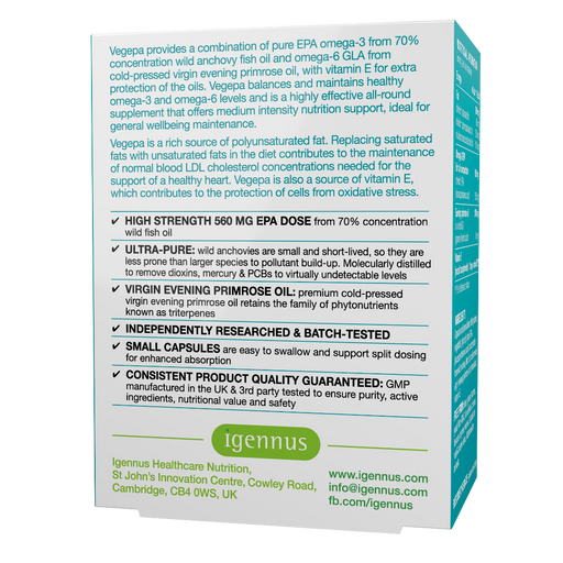 Igennus Vegepa® PURE EPA - 60 cápsulas