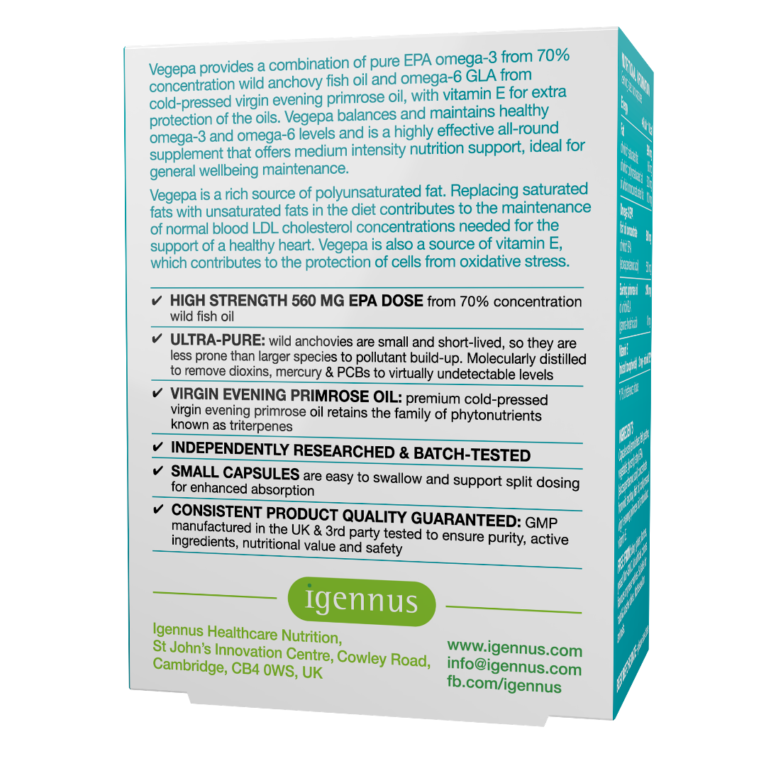Igennus Vegepa® PURE EPA - 60 Capsules