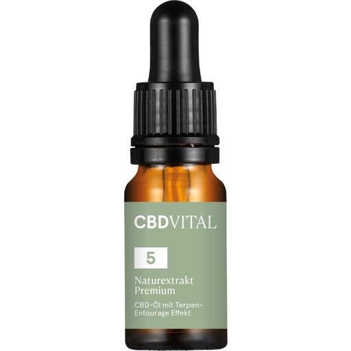 CBD Naturextrakt Premium 5% Bio - 10 ml