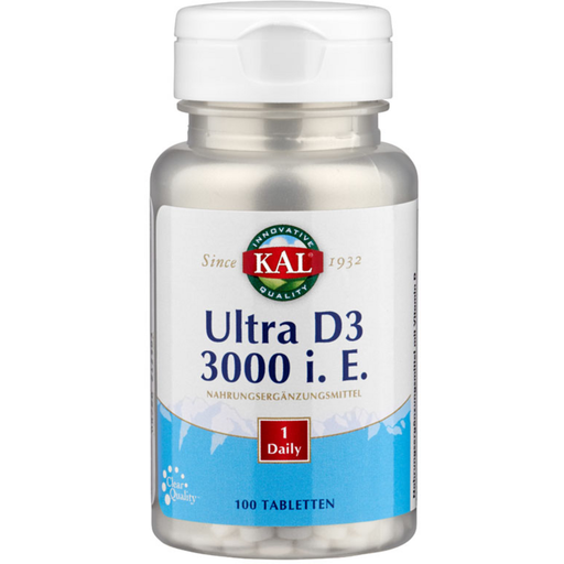 KAL Ultra D3 3000 I.U. - 100 tablettia