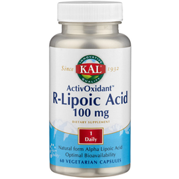 KAL Alpha Lipoic Acid 100 mg - 60 veg. capsules