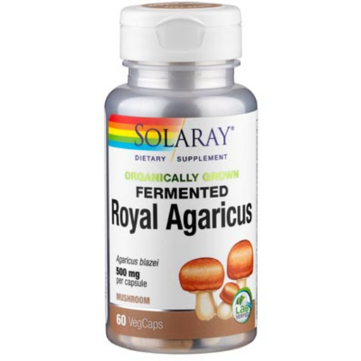 Solaray Agaricus Royal Fermenté - 60 gélules veg.