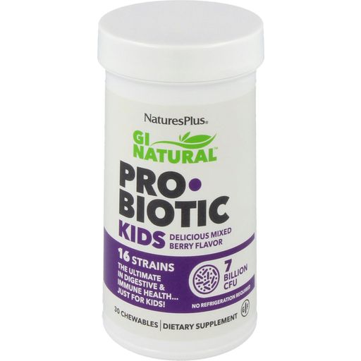 GI Natural ProBiotic Kids - 30 таблетки за дъвчене