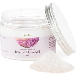 Amaiva Basisches Badesalz - Basenbad Lavendel - 600 g