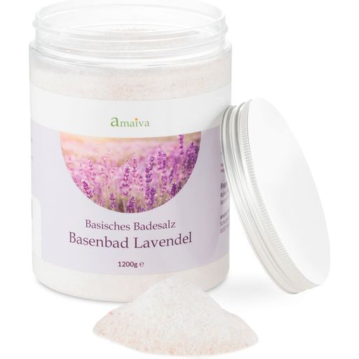 Amaiva Alkalna sol za kupku - Lavanda - 1.200 g