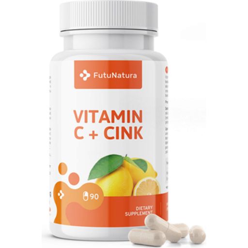 FutuNatura Vitamin C + cink - 90 kaps.