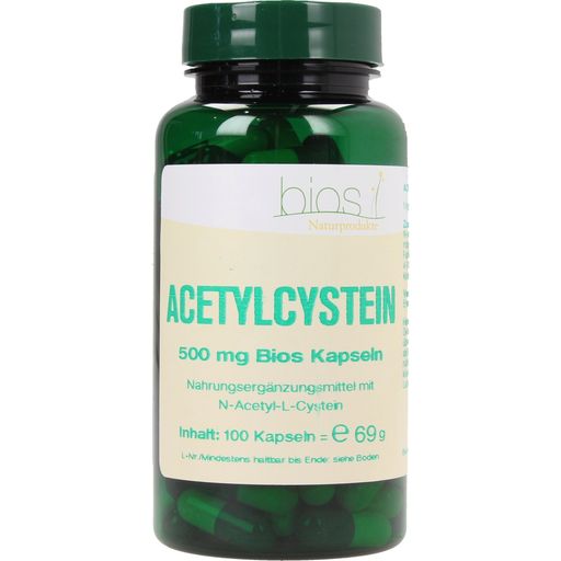 bios Naturprodukte Acetilcisteína 500 mg - 100 cápsulas