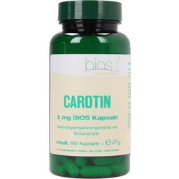 bios Naturprodukte Carotène - 5 mg. - 100 gélules