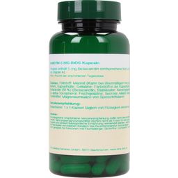 bios Naturprodukte Carotene 5mg - 100 capsules