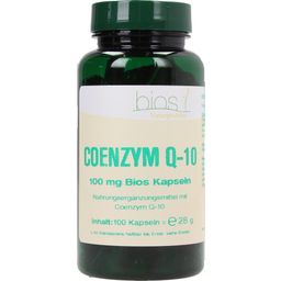 bios Naturprodukte Coenzyme Q-10 100mg - 100 capsules