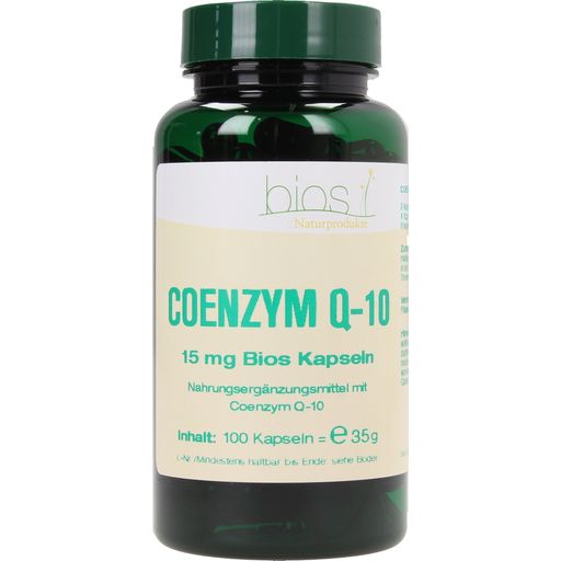 bios Naturprodukte Coenzyme Q-10 - 15 mg - 100 gélules