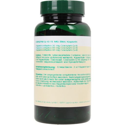 bios Naturprodukte Coenzima Q-10, 15 mg - 100 cápsulas